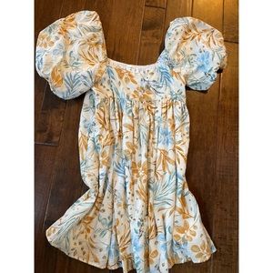 By Together puff sleeve swing dress